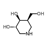 CAS#: 346408-06-8， (3S,4S,5R)-5-(Hydroxymethyl)-3,4-Piperidinediol