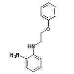 structure of CAS# 346662-82-6, N-(2-Phenoxyethyl)-1,2-Benzenediamine;(2-aminophenyl)(2-phenoxyethyl)amine;1,2-benzenediamine, N-(2-phenoxyethyl);1,2-benzenediamine, N-(2-phenoxyethyl)-