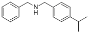 structure of CAS# 346700-52-5, Benzyl-(4-Isopropyl-Benzyl)-Amine;(4-Isopropylphenyl)Methyl-(Phenylmethyl)Ammonium;Benzyl-(4-Isopropylbenzyl)Ammonium;Zinc04240712