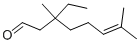 CAS#: 34687-43-9， 3-Ethyl-3,7-Dimethyloct-6-Enal