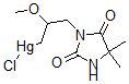 CAS#: 3477-28-9， Chloro-[3-(4,4-Dimethyl-2,5-Dioxoimidazolidin-1-Yl)-2-Methoxypropyl]Mercury