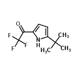 CAS#: 34773-59-6， 2,2,2-Trifluoro-1-[5-(2-Methyl-2-Propanyl)-1H-Pyrrol-2-Yl]Ethanone