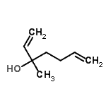 CAS#: 34780-69-3， 3-Methyl-1,6-Heptadien-3-Ol