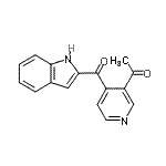 CAS#: 348085-14-3， 1-[4-(1H-Indol-2-Ylcarbonyl)-3-Pyridinyl]Ethanone