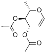 structure of CAS# 34819-86-8, 3,4-Di-O-Acetyl-6-Deoxy-L-Glucal;(4-Acetoxy-2-Methyl-3,4-Dihydro-2H-Pyran-3-Yl) Acetate;Acetic Acid (4-Acetoxy-2-Methyl-3,4-Dihydro-2H-Pyran-3-Yl) Ester;(4-Acetyloxy-2-Methyl-3,4-Dihydro-2H-Pyran-3-Yl) Ethanoate