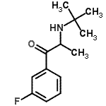 CAS 登录号：34841-40-2， 1-(3-氟苯基)-2-[(2-甲基-2-丙基)氨基]-1-丙酮