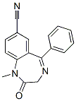 CAS#: 3489-59-6， 1-Methyl-2-Oxo-5-Phenyl-3H-1,4-Benzodiazepine-7-Carbonitrile