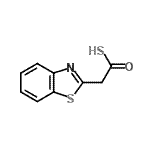 CAS#: 34897-39-7， 1,3-Benzothiazol-2-ylethanethioic S-acid