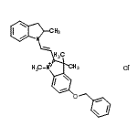 CAS#: 34912-23-7， 5-(Benzyloxy)-1,3,3-Trimethyl-2-[(E)-2-(2-Methyl-2,3-Dihydro-1H-Indol-1-Yl)Vinyl]-3H-Indolium Chloride