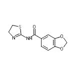 CAS#: 349415-55-0， N-(4,5-Dihydro-1,3-Thiazol-2-Yl)-1,3-Benzodioxole-5-Carboxamide