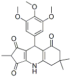 CAS#: 34947-51-8， 2,6,6-Trimethyl-9-(3,4,5-Trimethoxyphenyl)-4,5,7,9-Tetrahydrocyclopenta[b]Quinoline-1,3,8-Trione