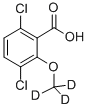 CAS#: 349553-95-3， 3,6-Dichloro-2-Methoxy-D3-Benzoic Acid