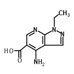 CAS#: 34966-16-0， 4-Amino-1-Ethyl-1H-Pyrazolo[3,4-b]Pyridine-5-Carboxylic Acid
