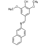 CAS#: 350035-09-5， 2,6-Dimethoxy-4-[(E)-(2-Naphthylimino)Methyl]Phenol
