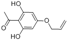 结构式 CAS# 35028-03-6, 1-[4-(烯丙氧基)-2,6-二羟基苯基]乙烷-1-酮