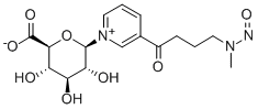 CAS#: 350508-26-8， 4-(Methylnitrosamino)-1-(3-Pyridyl)-1-Butanone N-beta-D-Glucuronide