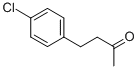 structure of CAS# 3506-75-0, 4-(4-Chlorophenyl)-2-Butanone;4-(P-Chlorophenyl)-2-Butanone;Nsc348