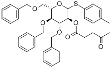 CAS#: 350600-54-3， (3S,4R,5R,6S)-4-Oxo-pentanoic acid 4,5-bis-benzyloxy-6-benzyloxymethyl-2-p-tolylsulfanyl-tetrahydro-pyran-3-yl ester