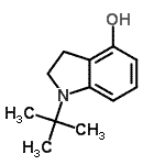 CAS#: 350683-35-1， 1-(2-Methyl-2-Propanyl)-4-Indolinol