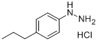 structure of CAS# 350683-67-9, 4-n-Propylphenylhydrazine Hydrochloride;1-Hydrazino-4-Propylbenzene Hydrochloride