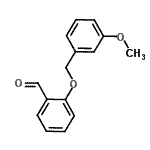 structure of CAS# 350693-45-7, 2-[(3-Methoxybenzyl)Oxy]Benzaldehyde;2-[(3-Methoxybenzyl)oxy]benzaldehyde;2-[(3-methoxyphenyl)methoxy]benzaldehyde;BENZALDEHYDE,2-[(3-METHOXYPHENYL)METHOXY]-