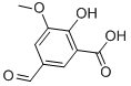 CAS#: 3507-08-2， 5-Formyl-2-Hydroxy-3-Methoxybenzoic Acid
