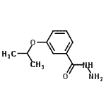 结构式 CAS# 350989-60-5, 3-异丙氧基苯甲酰肼