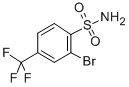 structure of CAS# 351003-63-9, 2-Bromo-4-(Trifluoromethyl)Benzenesulfonamide;2-BROMO-4-(TRIFLUOROMETHYL)BENZENE-SULFONAMIDE 97%;2-BROMO-4-(TRIFLLUOROMETHYL)BENZENESULPHONAMIDE;2-BROMO-4-(TRIFLUOROMETHYL)BENZENESULPHONAMIDE