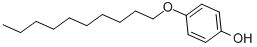 structure of CAS# 35108-00-0, 4-Decyloxyphenol;4-N-DECYLOXYPHENOL,98%;P-Decyloxyphenol