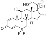 CAS#: 35135-68-3， (9R,11S,14S,16R,17R)-6,6,9-Trifluoro-11,17-Dihydroxy-17-(2-Hydroxyacetyl)-10,13,16-Trimethyl-8,11,12,14,15,16-Hexahydro-7H-Cyclopenta[a]Phenanthren-3-One