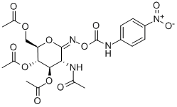 CAS#: 351421-19-7， O-(2-Acetamido-2-Deoxy-3,4,6-Tri-O-Acetyl-D-Glucopyranosylidene)Amino N-(4-Nitrophenyl)Carbamate