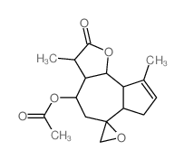CAS#: 35144-09-3， (3,9-Dimethyl-2-Oxospiro[3,3a,4,5,6a,7,9a,9b-Octahydroazuleno[4,5-b]Furan-6,2'-Oxirane]-4-Yl) Acetate