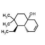 CAS#: 351904-30-8， (1R,4aR,8aR)-1-Ethyl-2,2-Dimethyl-1,3,4,5,8,8A-Hexahydro-4A(2H)-Naphthalenol