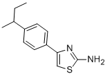 结构式 CAS# 351982-40-6, 4-(4-仲丁基-苯基)-噻唑-2-胺