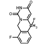 CAS#: 352303-65-2, 1-(2,6-Difluorobenzyl)-6-Methyl-2,4(1H,3H)-Pyrimidinedione
