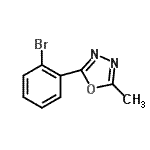 CAS 登录号：352330-84-8， 2-(2-溴苯基)-5-甲基-1,3,4-恶二唑