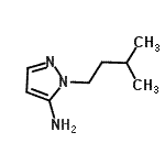 CAS 登录号：3524-21-8， 1-(3-甲基丁基)-1H-吡唑-5-胺