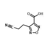 CAS#: 352647-58-6， 4-(2-Cyanoethyl)-1,2,5-Oxadiazole-3-Carboxylic Acid