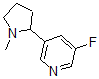 CAS#: 35286-36-3， 3-Fluoro-5-(1-Methylpyrrolidin-2-Yl)Pyridine