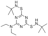 CAS#: 35302-16-0， 4,6-Bis[(Tert-Butylamino)Sulfanyl]-N,N-Diethyl-1,3,5-Triazin-2-Amine