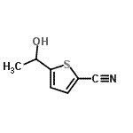 CAS#: 353282-69-6， 5-(1-Hydroxyethyl)-2-Thiophenecarbonitrile