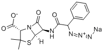 CAS#: 35334-12-4， Sodium (2S,5R,6R)-6-[(2-Azido-2-Phenylacetyl)Amino]-3,3-Dimethyl-7-Oxo-4-Thia-1-Azabicyclo[3.2.0]Heptane-2-Carboxylate