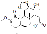 CAS#: 35334-40-8， (11R,- 12alpha)-13-Hydroxy-2- methoxy-11,12-[methylenebis(oxy)]-Picras-2-ene-1,16-dione