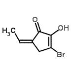 CAS#: 353476-04-7， (5Z)-3-Bromo-5-Ethylidene-2-Hydroxy-2-Cyclopenten-1-One