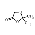 CAS#: 35350-46-0， 2,2-Dimethyl-1,3-Oxathiolan-5-One