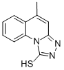 结构式 CAS# 35359-27-4, 5-甲基-[1,2,4]三唑并[4,3-a]喹啉-1-硫醇