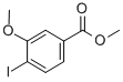 structure of CAS# 35387-92-9, Methyl 4-Iodo-3-Methoxy Benzoate;METHYL-4-IODO-3-METHOXY BENZOATE
