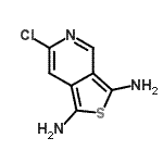 CAS#: 35435-48-4， 6-Chlorothieno[3,4-c]Pyridine-1,3-Diamine