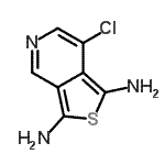 CAS#: 35435-50-8， 7-Chlorothieno[3,4-c]Pyridine-1,3-Diamine