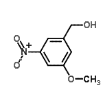 structure of CAS# 354525-36-3, (3-Methoxy-5-Nitrophenyl)Methanol;(3-methoxy-5-nitrophenyl)methanol;BENZENEMETHANOL,3-METHOXY-5-NITRO-